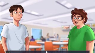 Summertime saga - got a boner everytime i saw boobs