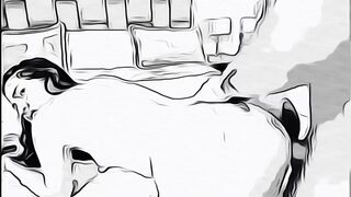 man having sex with married woman without her husband knowing in cartoon