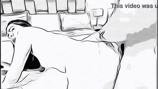 man having sex with married woman without her husband knowing in cartoon