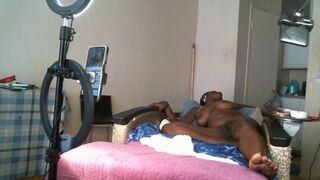 Amateur Ebony Milf with Hairy Pussy