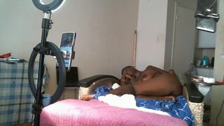 Amateur Ebony Milf with Hairy Pussy