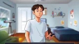 Summertime Saga Cap 78 - Fucking My Girlfriend's Friend While She Watches Us And Masturbates - 6 image