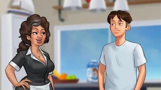 Summertime Saga Cap 80 - Fucking The Mature MILF From The Maid