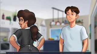 Summertime Saga Cap 80 - Fucking The Mature MILF From The Maid