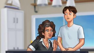 Summertime Saga Cap 80 - Fucking The Mature MILF From The Maid