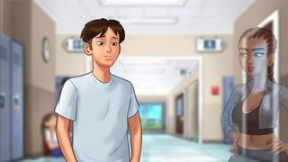 Summertime Saga Cap 79 - The Hospital Receptionist Gives Me A Blowjob