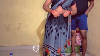 Indian StepMom got fucked by stepson while taking shower