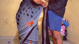 Indian StepMom got fucked by stepson while taking shower