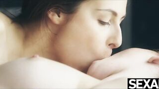 Hot sexy lesbians lick each other's pussy to multiple orgasms