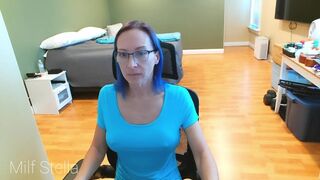 CAMMING E14 Morning Coffee Live Stream With Milf Stella