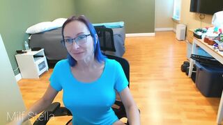 CAMMING E14 Morning Coffee Live Stream With Milf Stella