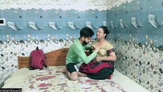 College Madam and inexperienced student hot sex at private tuition time!!