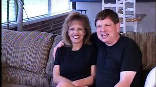 Hot blonde milf riding cock