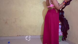 Part 2, hot Indian Stepmom got fucked by stepson while taking shower in bathroom with Clear Hindi audio