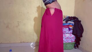 Part 2, hot Indian Stepmom got fucked by stepson while taking shower in bathroom with Clear Hindi audio