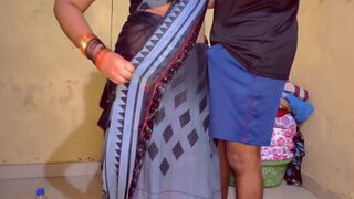 Part 2, hot Indian Stepmom got fucked by stepson while taking shower in bathroom with Clear Hindi audio