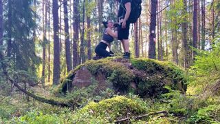 Chloe Playful - My horny weekend in the forest sucking cock Sweden 2022