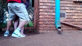 Fucking my neighbors wife in the garden