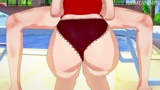 DRAGON BALL Z BULMA HENTAI 3D UNCENSORED - 5 image