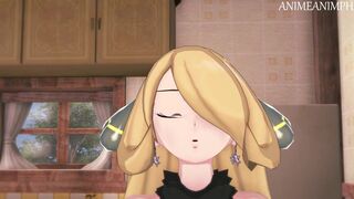 Cynthia Rewards You for Winning the Pokemon League - Anime Hentai 3d Uncensored - 2 image