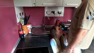 Fucked with her lover while her husband is not at home