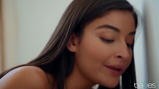 Step Mom teach stepdaughter to how to fuck hard