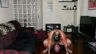 I fuck the policeman who came to arrest me