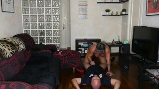 I fuck the policeman who came to arrest me