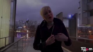 Extremly stunning short blonde Tanya Virago visit Paris for a good hard fuck - 3 image