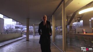 Extremly stunning short blonde Tanya Virago visit Paris for a good hard fuck