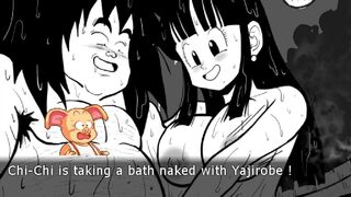 Kamesutra DBZ Erogame 75 Bathing with her Husband's Friend