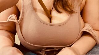 Jealous Big Tits Milf Step Mom Makes Her Married Stepson Big Dick Cum Inside Her After Titfuck Pov - 4 image