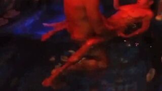 Totally busted wife on cam naked and fucked in hot tub with my best friend