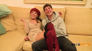 SHOCKING: Inexperienced guy can't believe he's FISTING an MILF pussy!!