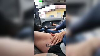 Hichhiker handjob part 2