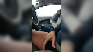 Hichhiker handjob part 2