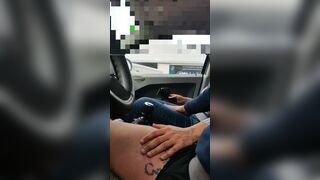 Hichhiker handjob part 2