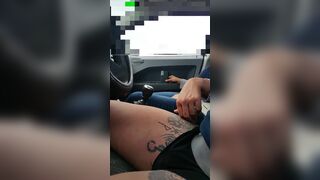 Hichhiker handjob part 2