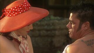 Big boobs redhead endures rough sex