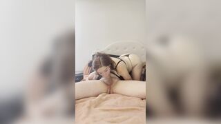 Big Titty MILF fwb missed me and tries to eat me all up