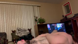 Fingering my voluptuous vixen while she gives me head and muff-diving mattress missionary glory