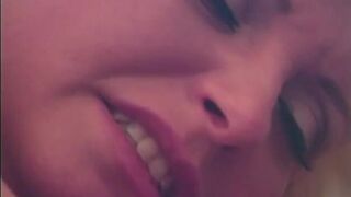 Sexy tits blonde duo sucking moist cunts on the floor