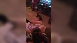 Caught gamer girl in panties and bra playing Fortnite - 15 image