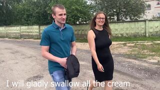 casual meeting on the street, ended with cum in pussy MILF - 3 image