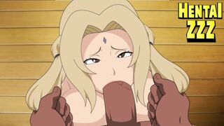 KILLER BEE HAS TSUNADE DOING A BLOWJOB (NARUTO)