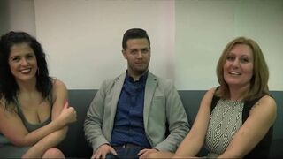 Two Chubby Milf Share inexperienced Cock