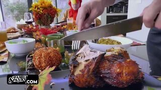 Family Dinner Went Over a Naughty Familiar Orgy