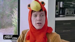 Family Dinner Went Over a Naughty Familiar Orgy