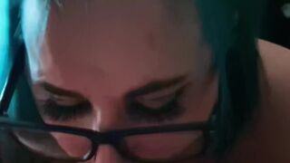 thick Alt mom gets railed with a cream pie finish