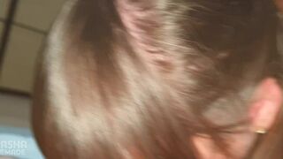 Ukrainian MILF casting. Nice blowjob and fuck. Cum on pussy.